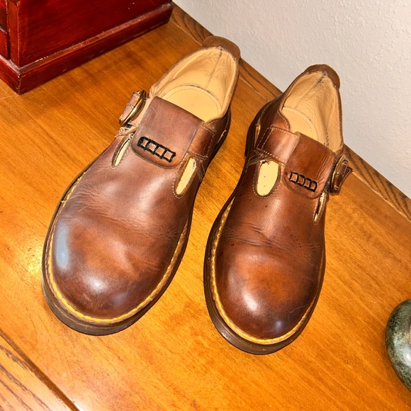 Vintage // MIE // Dr. Martens - 8211 - Brown Leather Mules - Picture 5 of 5